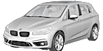 BMW F45 P1BFF Fault Code